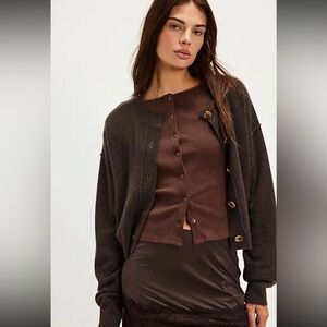 Free People Lila Cashmere Cardi